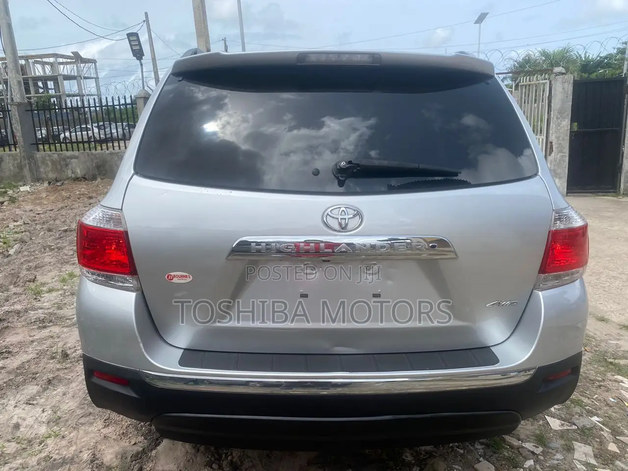 Toyota Highlander Limited 2012 Silver