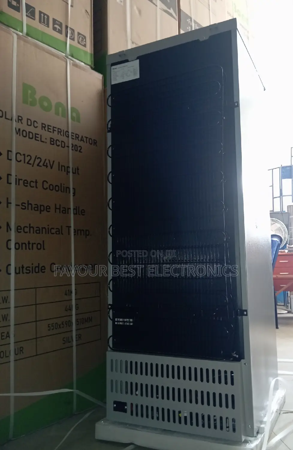 New Bona Solar Upright Freezer (7 Steps) Fast Freezing