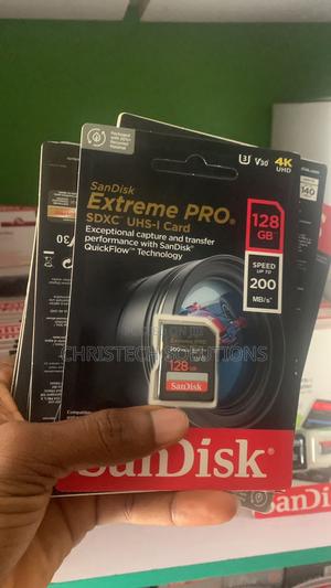 Sandisk 128gb Extreme Pro Uhs-I SDXC Memory Card