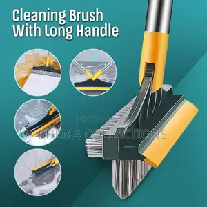 3in1 Cleaning Brush,Wiper,Tiles Strip With Long Handle
