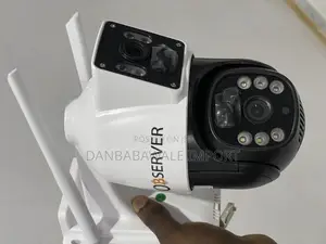 Observer Dual Lens Ultra HD Solar CCTV 4g Camera