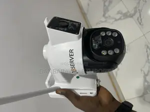 Observer Dual Lens Ultra HD Solar CCTV 4g Camera