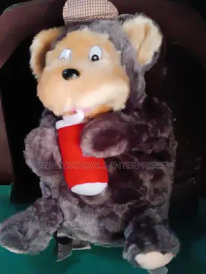 Gray Kids Children's Teddy Bag