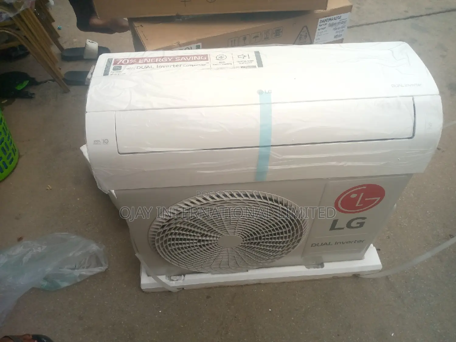 LG AC 1HP Inverter With 70% Energy Saving