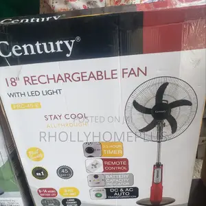 18-Inches Rechargeable Standing Fan Wit Remote Control.