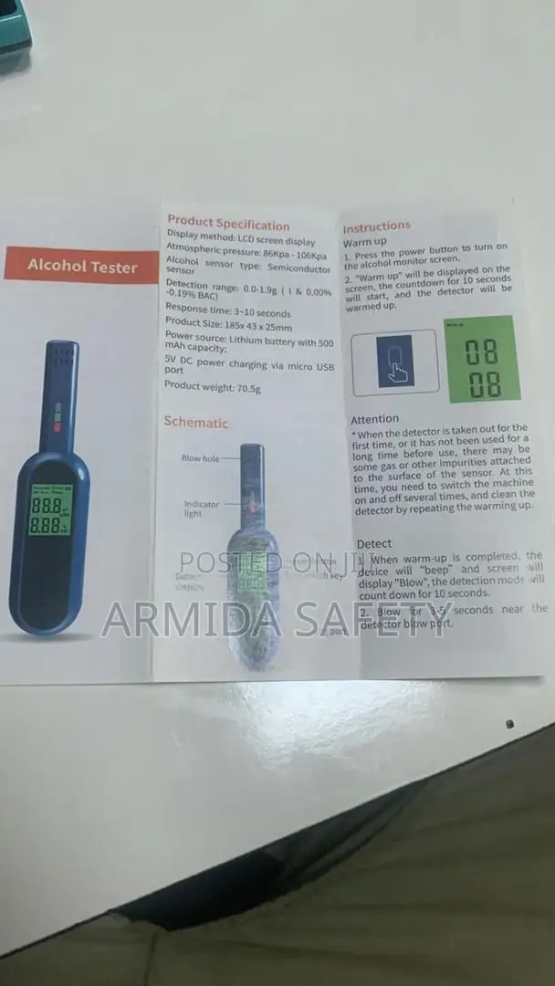 Drug and Alcohol Tester
