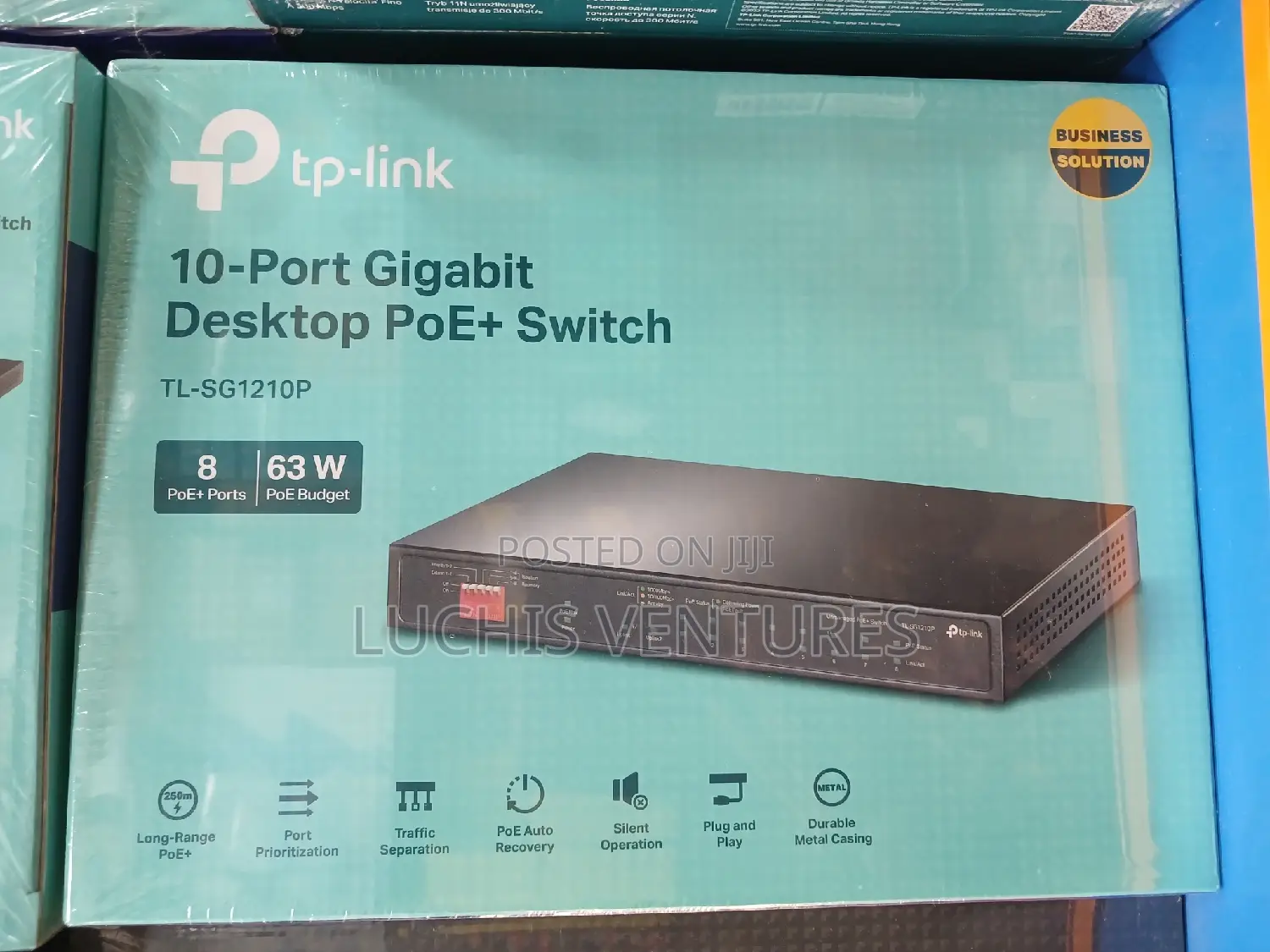 Tp Link 10_ Port Gigabit Desktop Poe+Switch