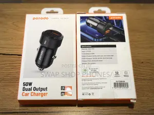 Porodo 50w Dual Output Car Charger