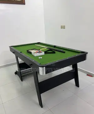 Quality Indoor 6ft Foldable Snooker Table With Accessories