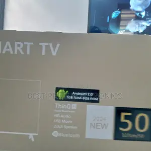 Lg 50 Inches Led With Wifi Audio Less 50%