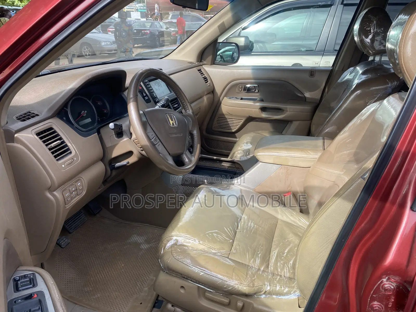 Honda Pilot 2008 Red