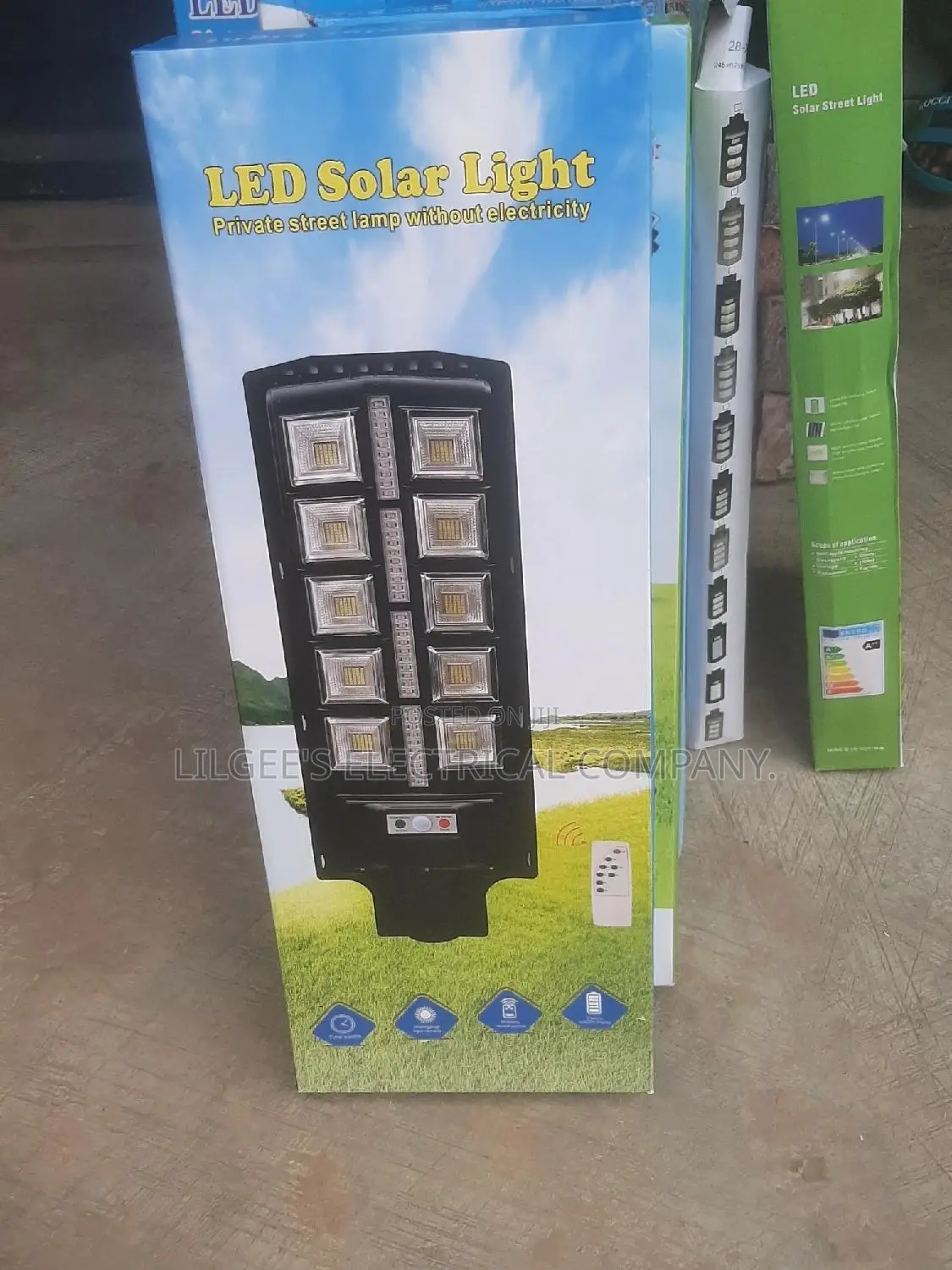 Led Solar Street Lamp With Remote Control