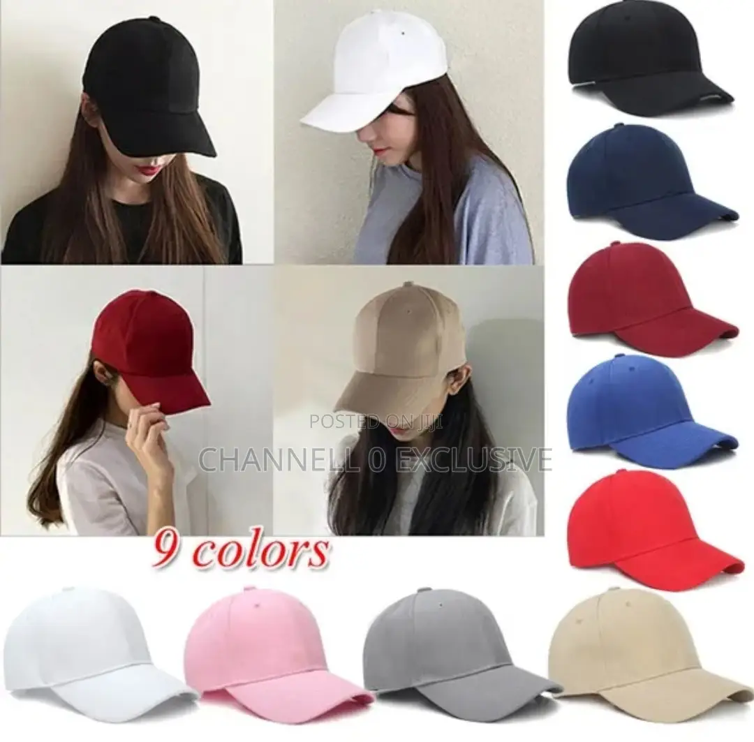 Brand New Unisex Plain Facecap