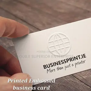 Printed Embossed Business Card