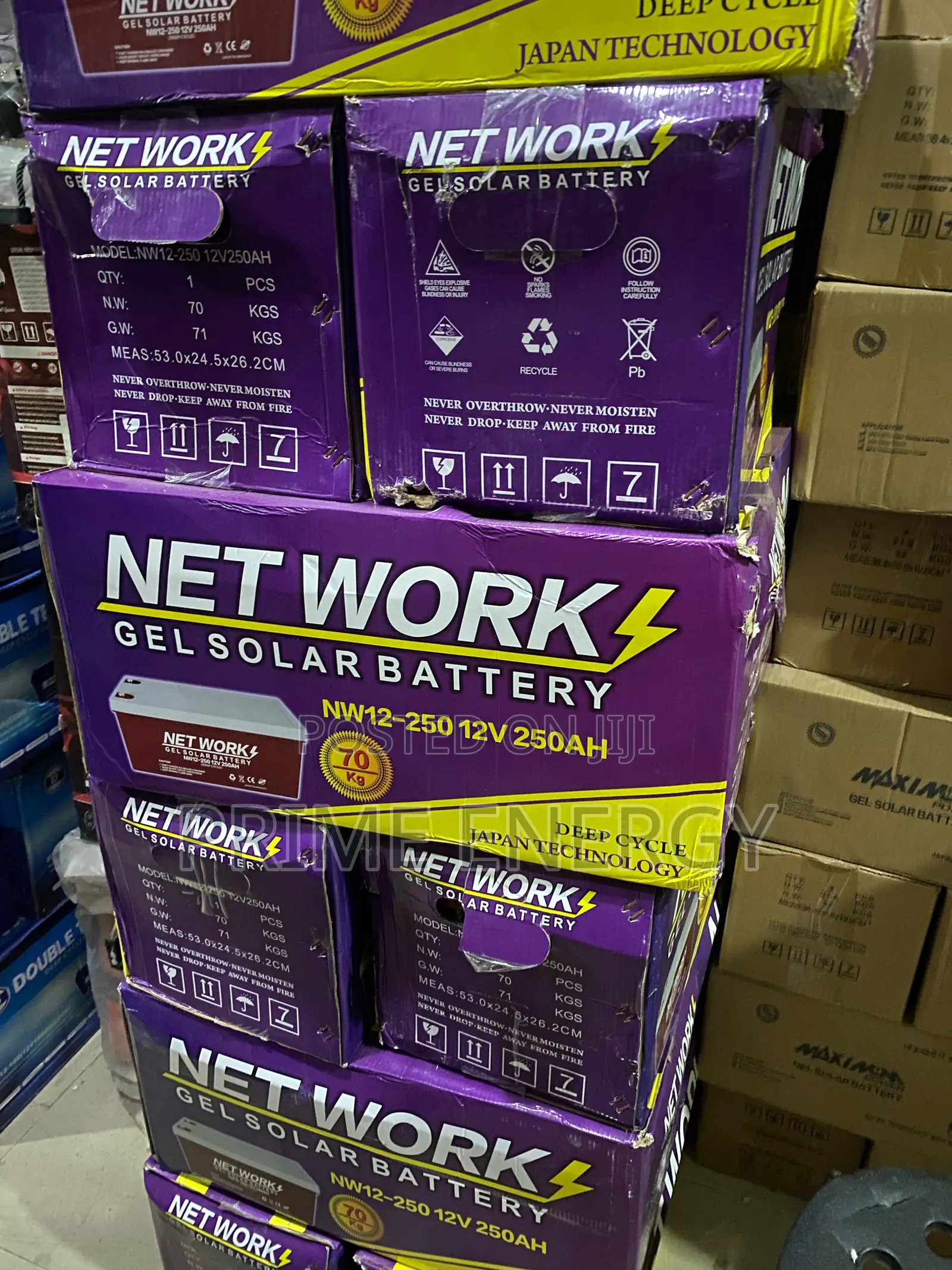 12v/250ah Network Gel Battery.