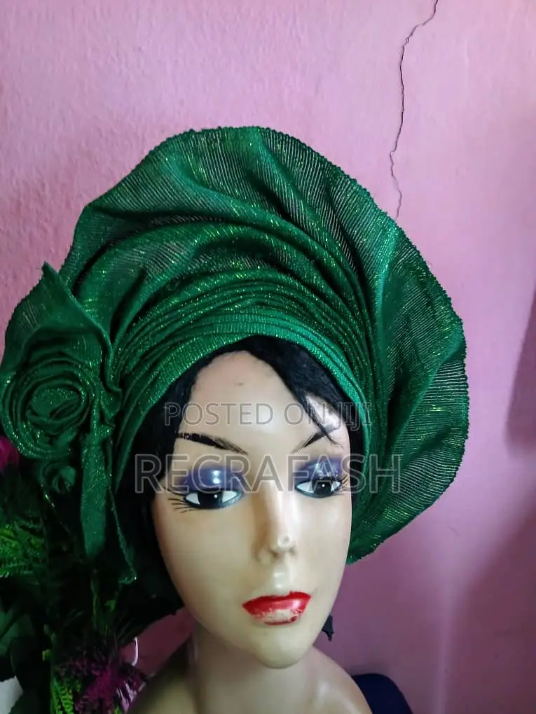 Aso-Oke Pre-Tied and Auto Gele