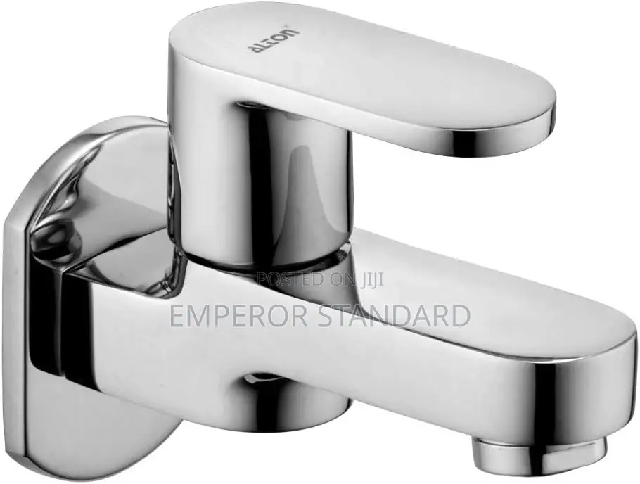 EVA6505, Brass Bib Cock With Wall Flange