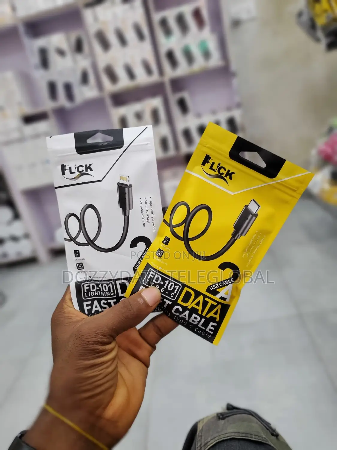 Flick Type C, Ios, Android Cables