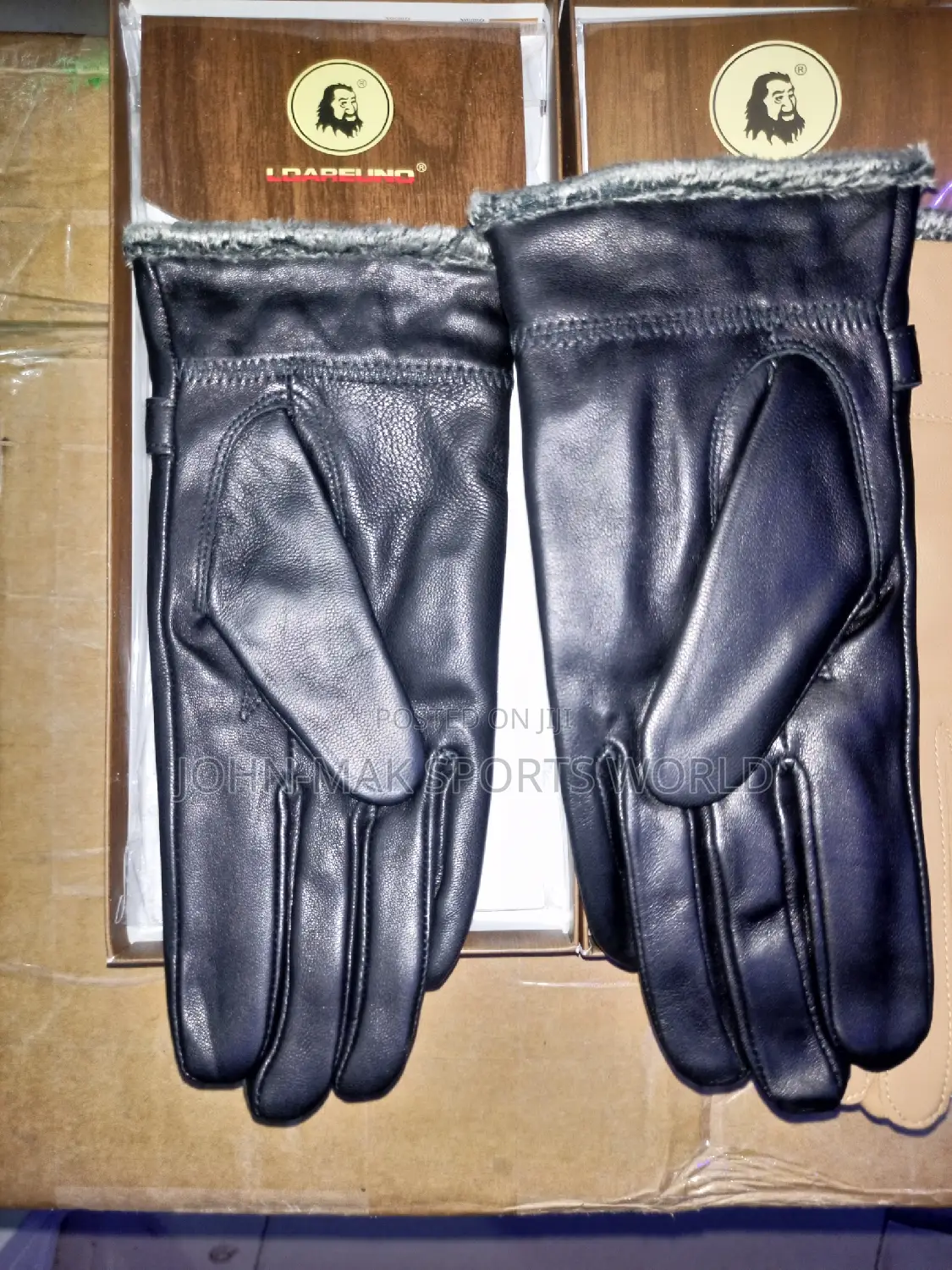 Female Winter Leather Gloves