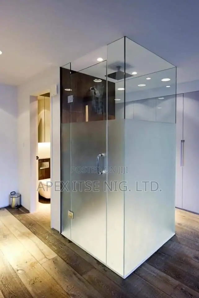 Headroom Top Shower Glass