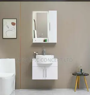 White Single Cabinet
