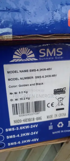 6.2kva 48v Sms Hybrid Inverter