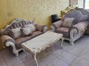 7seater High Quality Turkish Royal Fabric Sofa Chair
