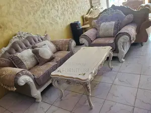 7seater High Quality Turkish Royal Fabric Sofa Chair