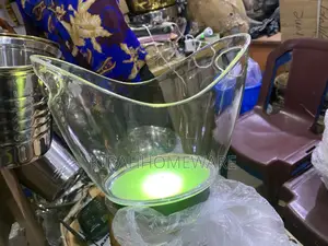 Acrylic Champagne Bowl With Lightening ( Big Size )