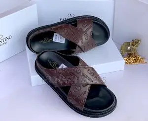 Louis Vuitton Leather Slipers