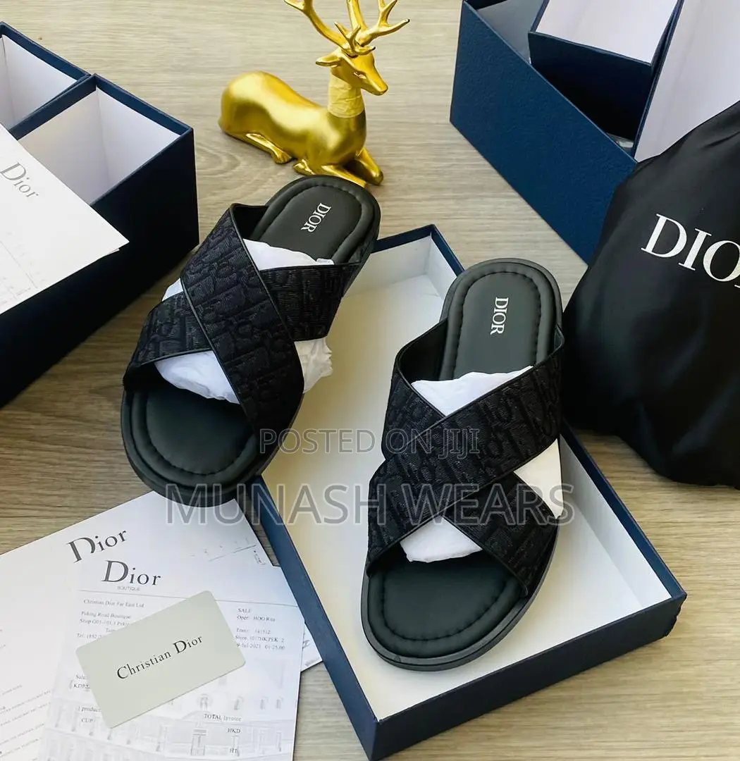 Dior Leather Slipers