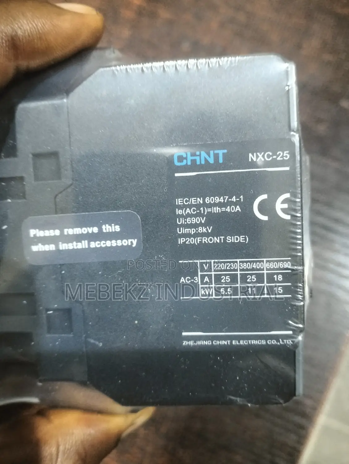 Chint Contactor NXC-25 220vac