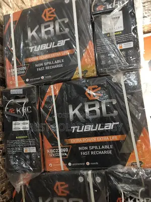 KBC Strong Tubular Battery 220a/12v