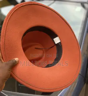 Wider Brim Brown Stylish Fedora Hat