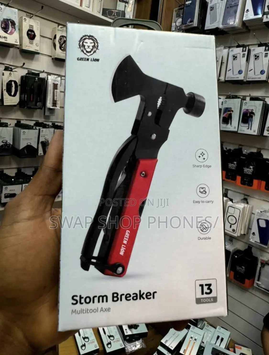 Green Lion Storm Breaker Multitool Axe