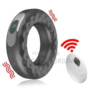 Vibrating Cock Ring With Remote Control. Delay Ejaculation
