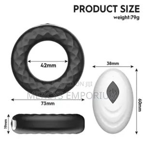 Vibrating Cock Ring With Remote Control. Delay Ejaculation