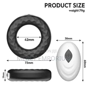 Vibrating Cock Ring With Remote Control. Delay Ejaculation