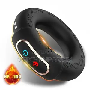 Vibrating Cock Ring Heating Male Ejaculation Delay
