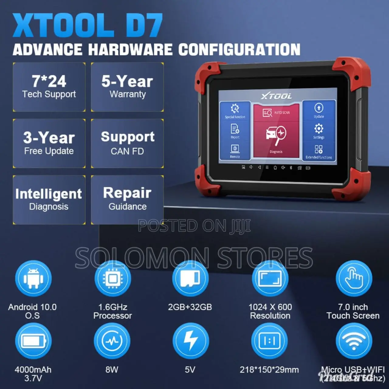 Xtool D7 Obd2 Scanner Wolf