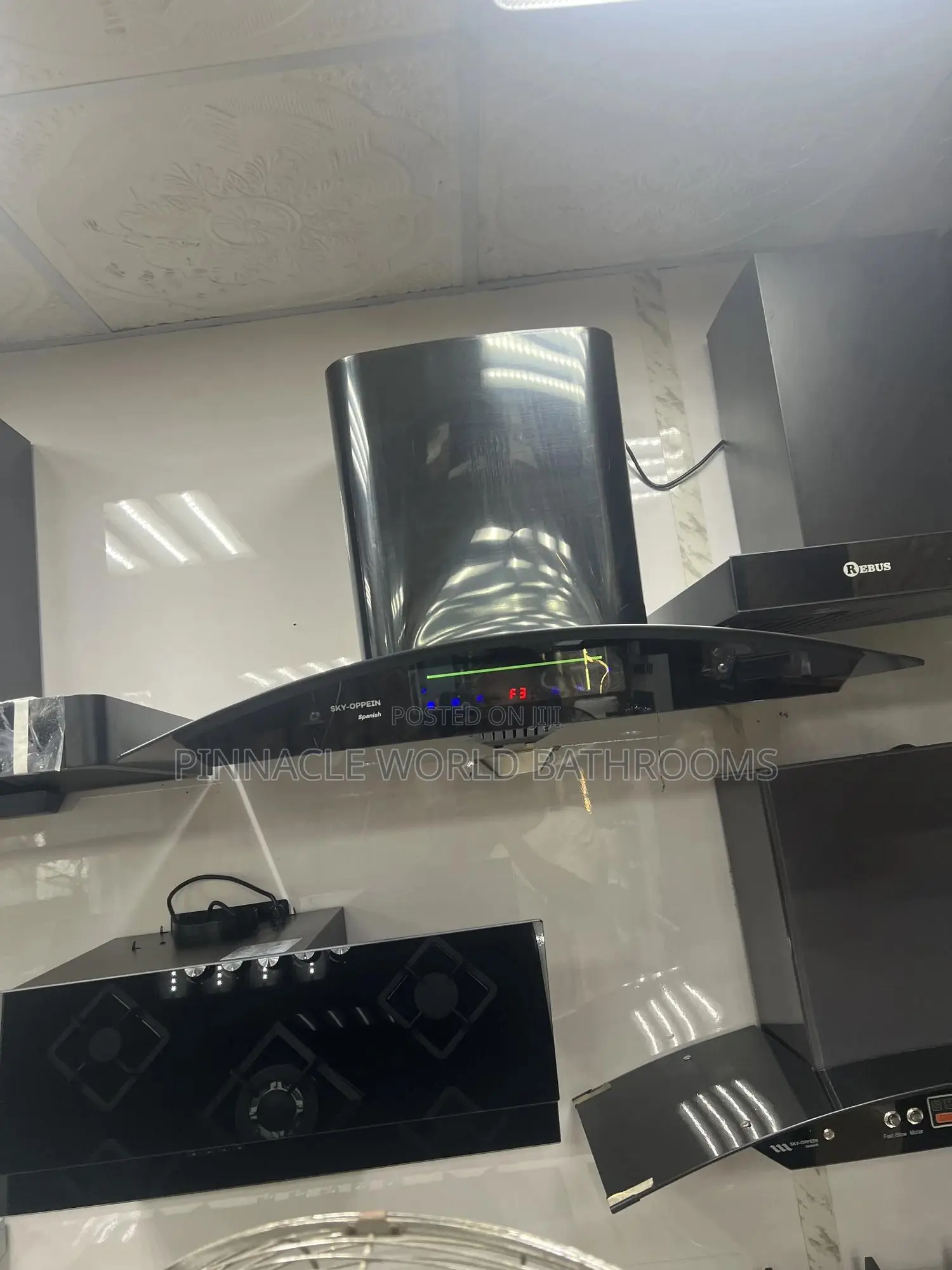 90cm Kitchen Range Hood With Charcoal Filter Remover