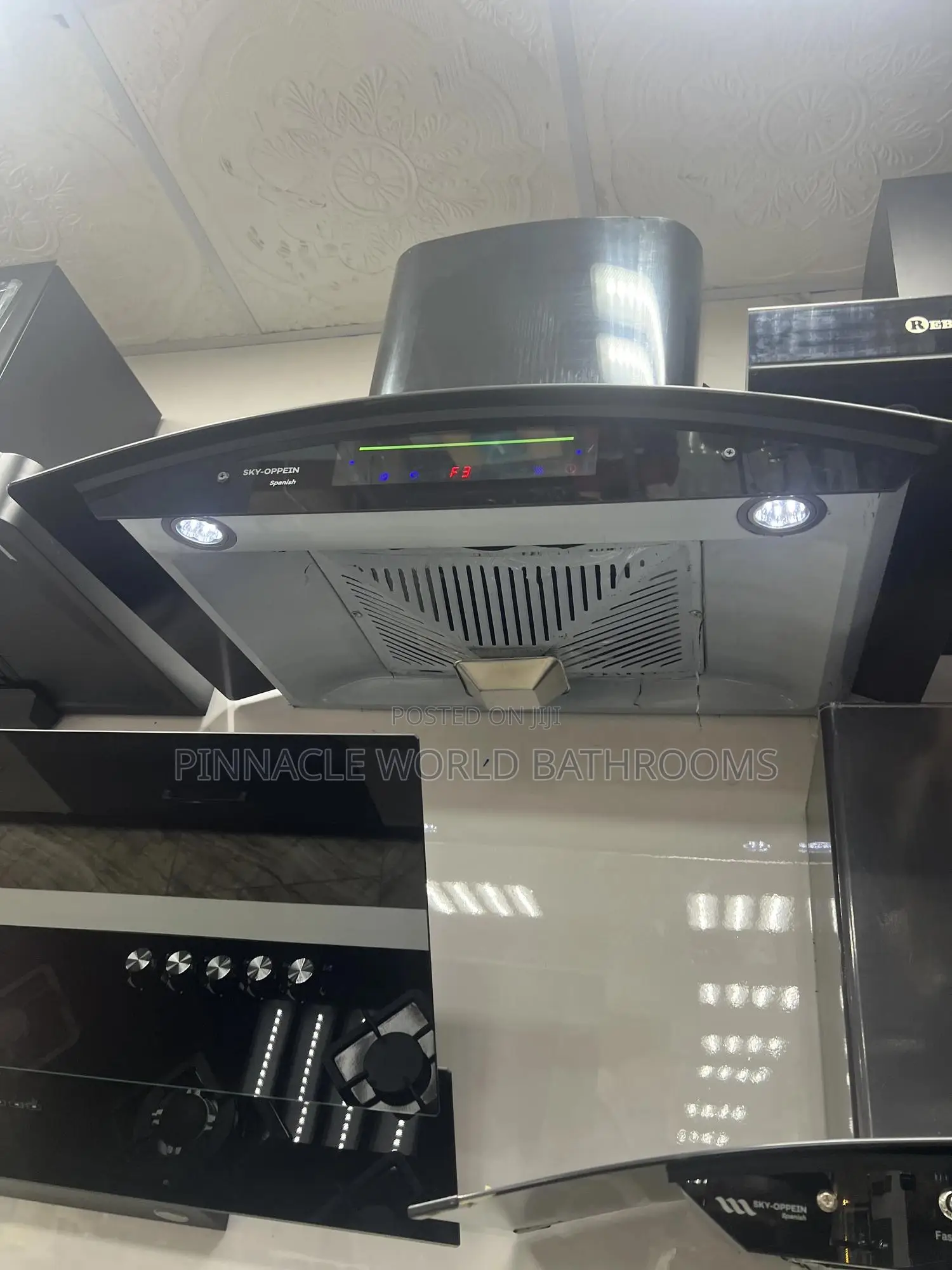 90cm Kitchen Range Hood With Charcoal Filter Remover