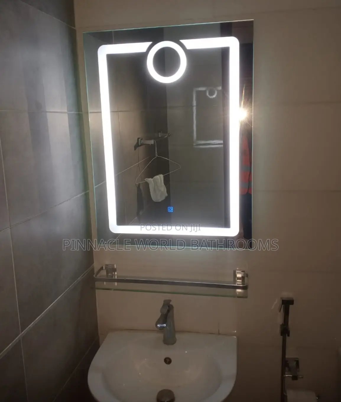 Sensor Touch Single Light LED Mirror