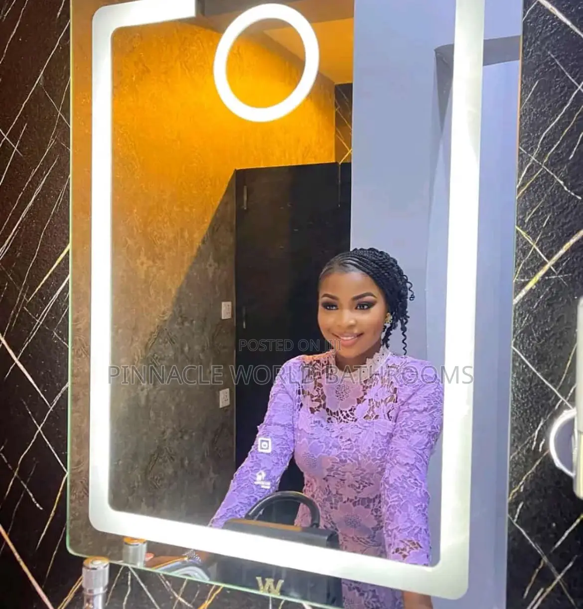 Sensor Touch Single Light LED Mirror