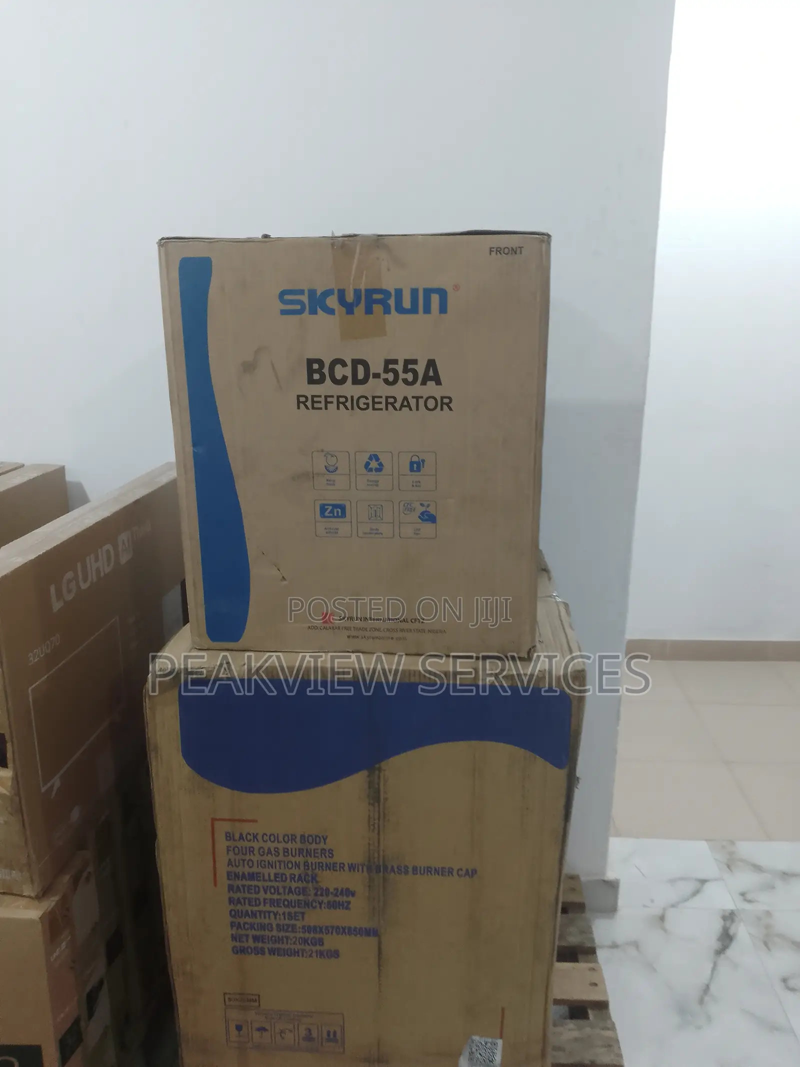 BCD-55a Skyrun Single Door Fridge 50lits White Smart