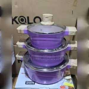3 Pieces Die-Cast Pot Set Pup