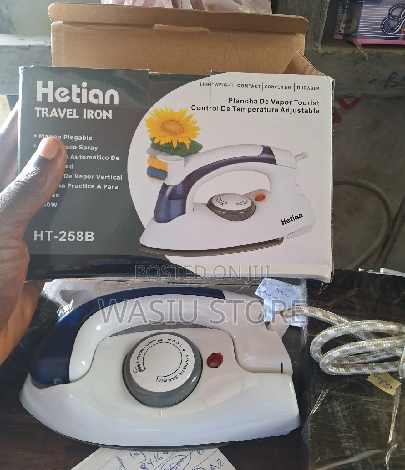 Hetian Foldable Travel Iron