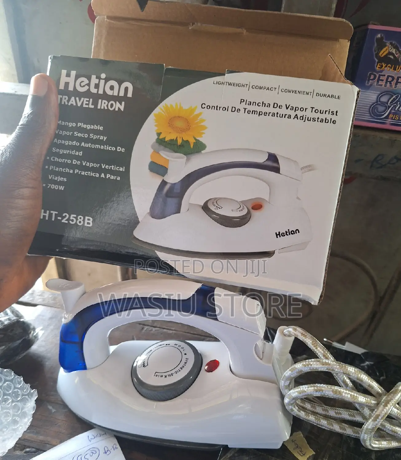 Hetian Foldable Travel Iron