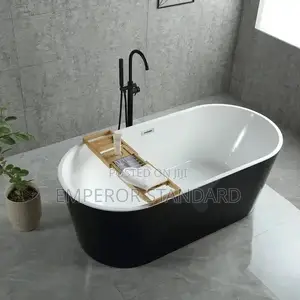 Black Color Acrylic Material Hotel Home Bathtub