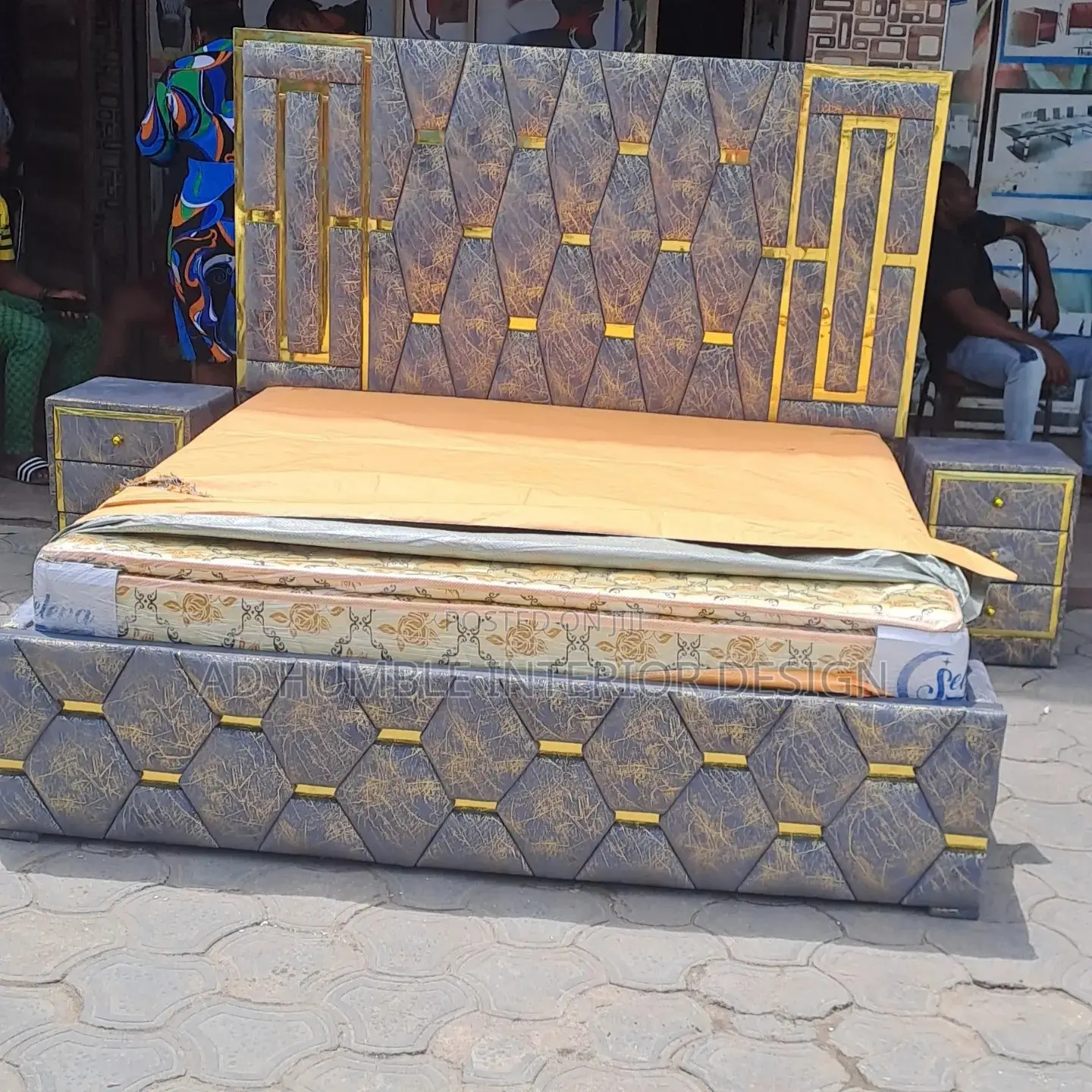 6/6 Standard Padded Bedframe.